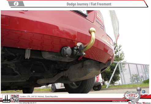 Tažné zařízení Dodge Journey
Maximální zatížení 100 kg
Maximální svislé zatížení bottom kg
Katalogové číslo 002-375