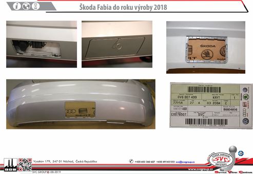 Tažné zařízení Škoda Fabia 2014-2018 nárazníkem
Maximální zatížení 65 kg
Maximální svislé zatížení middle_bottom_cap kg
Katalogové číslo 2.003-373