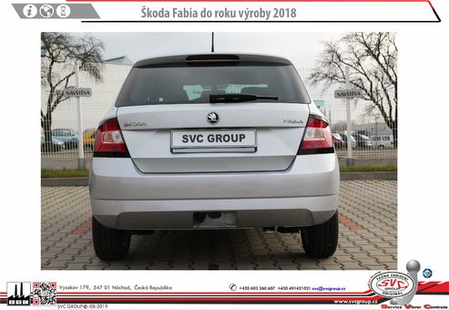 Tažné zařízení Škoda Fabia 2014-2018 nárazníkem
Maximální zatížení 65 kg
Maximální svislé zatížení middle_bottom_cap kg
Katalogové číslo 2.003-373