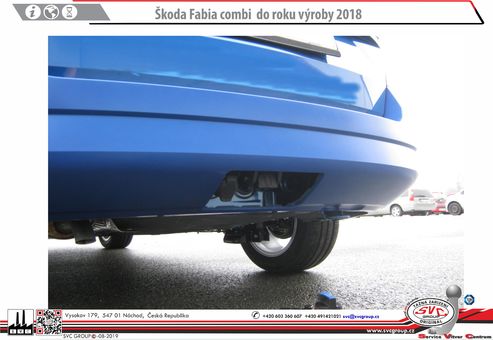 Tažné zařízení Škoda Fabia III Combi 2015-2018 nárazníkem
Maximální zatížení 65 kg
Maximální svislé zatížení middle_bottom_cap kg
Katalogové číslo 2.003-373