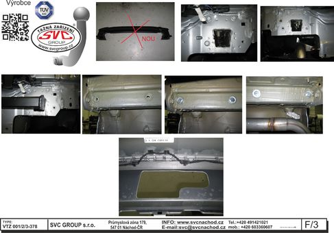 Tažné zařízení Passat Sedan / Arteon Včetně: 4-Motion B8
Maximální zatížení 120 kg
Maximální svislé zatížení bottom kg
Katalogové číslo 003-378