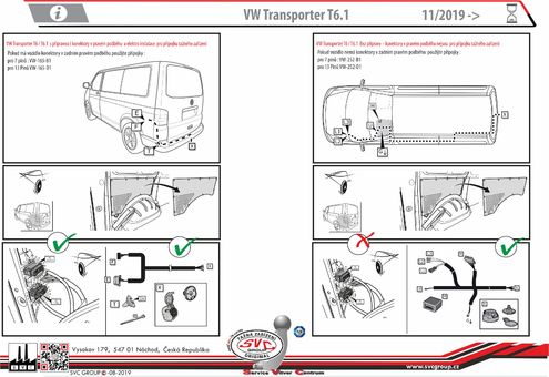 Tažné zařízení VW T5 T6 Multivan
Maximální zatížení 150 kg
Maximální svislé zatížení bottom kg
Katalogové číslo 001-072