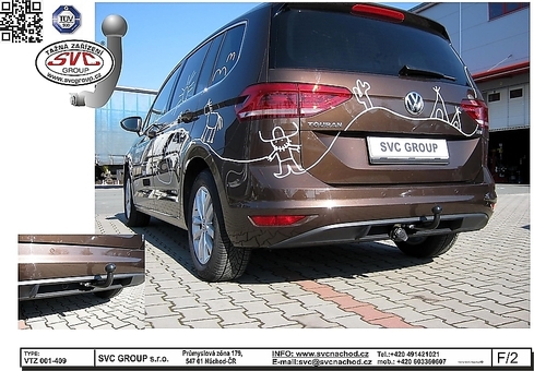 Tažné zařízení Touran
Maximální zatížení 120 kg
Maximální svislé zatížení bottom kg
Katalogové číslo 001-409