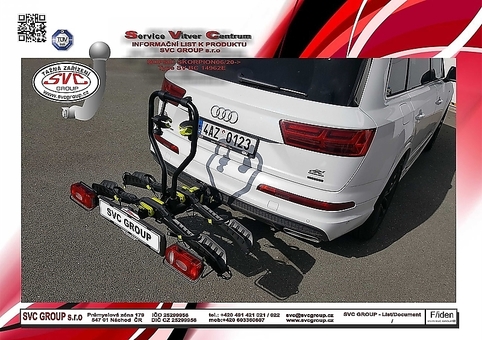 Tažné zařízení Audi Q7 2015->
Maximální zatížení 180 kg
Maximální svislé zatížení bottom kg
Katalogové číslo 001-418