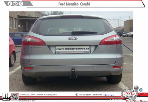 Tažné zařízení Ford Mondeo Combi III
Maximální zatížení 90 kg
Maximální svislé zatížení bottom kg
Katalogové číslo 001-255