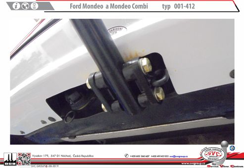 Tažné zařízení Ford Mondeo Combi
Maximální zatížení 100 kg
Maximální svislé zatížení bottom kg
Katalogové číslo 001-412