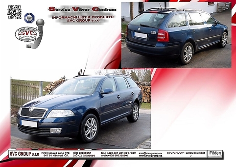 Tažné zařízení Octavia Combi II 2008-2013
Maximální zatížení 100 kg
Maximální svislé zatížení bottom kg
Katalogové číslo 701-005