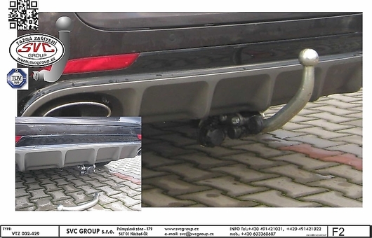 Tažné zařízení KIA Optima
Maximální zatížení 100 kg
Maximální svislé zatížení bottom kg
Katalogové číslo 002-428