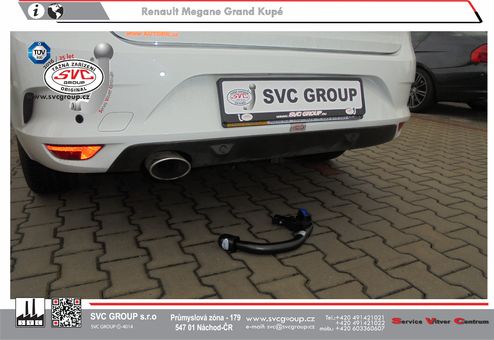 Tažné zařízení Renault Megane Grand Coupe 2016 +
Maximální zatížení 95 kg
Maximální svislé zatížení bottom kg
Katalogové číslo 003-435