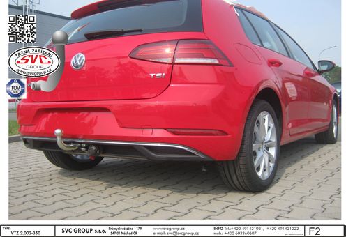 Tažné zařízení VW Golf VII 2017- 2019
Maximální zatížení 115 kg
Maximální svislé zatížení bottom kg
Katalogové číslo 3.002-350