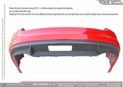 Tažné zařízení VW Golf VII 2017- 2019
Maximální zatížení 115 kg
Maximální svislé zatížení bottom kg
Katalogové číslo 3.002-350