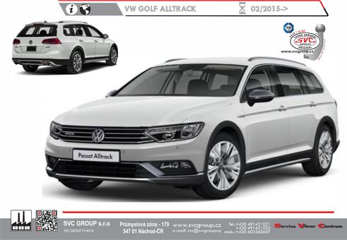 Tažné zařízení Volkswagen Golf Alltrack
Maximální zatížení 95 kg
Maximální svislé zatížení bottom kg
Katalogové číslo 4.001-350