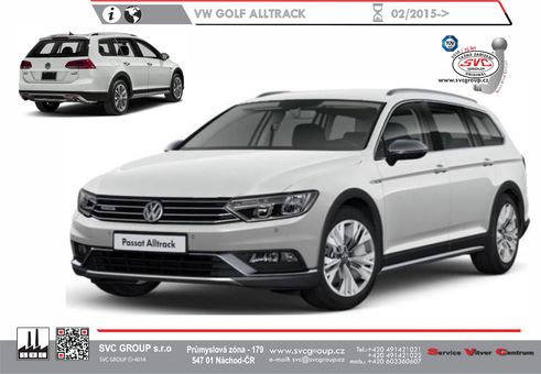 Tažné zařízení VW Golf Alltrack  2013-
Maximální zatížení 95 kg
Maximální svislé zatížení bottom kg
Katalogové číslo 4.701-350