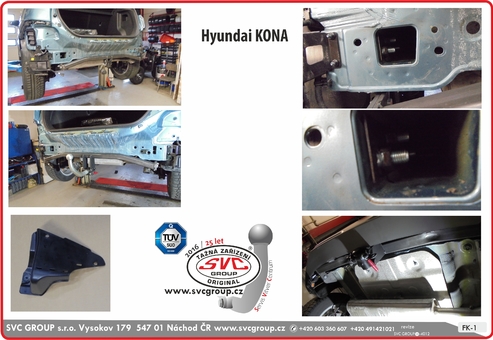 Tažné zařízení Hyundai KONA
Maximální zatížení 85 kg
Maximální svislé zatížení bottom kg
Katalogové číslo 002-467