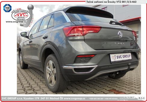 Tažné zařízení VW T-ROC 2017
Maximální zatížení 95 kg
Maximální svislé zatížení bottom kg
Katalogové číslo 001-462