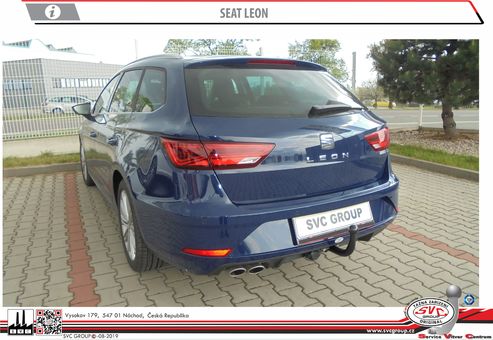 Tažné zařízení Seat Leon ST 2016 - 03/2020
Maximální zatížení 115 kg
Maximální svislé zatížení middle_bottom_prep kg
Katalogové číslo 1.001-350