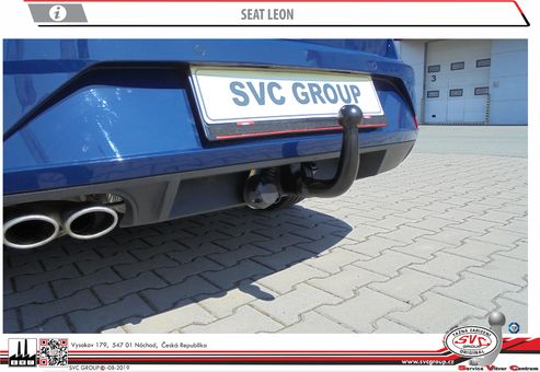 Tažné zařízení Seat Leon ST 2016 - 03/2020
Maximální zatížení 115 kg
Maximální svislé zatížení middle_bottom_prep kg
Katalogové číslo 1.001-350