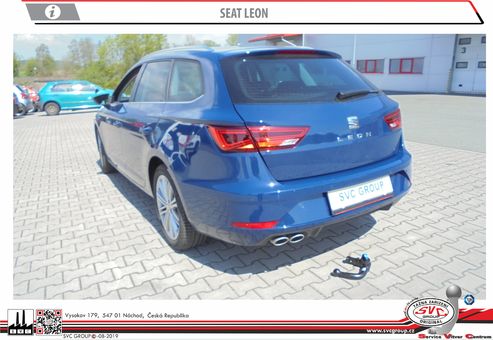 Tažné zařízení Seat Leon a Leon ST  2020 -
Maximální zatížení 115 kg
Maximální svislé zatížení middle_bottom_prep kg
Katalogové číslo 1.003-350