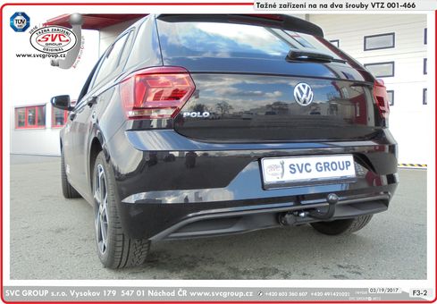 Tažné zařízení VW Polo 2017 -
Maximální zatížení 85 kg
Maximální svislé zatížení middle_bottom_prep kg
Katalogové číslo 2.001-466