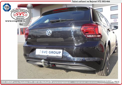 Tažné zařízení VW Polo 2017+
Maximální zatížení 85 kg
Maximální svislé zatížení bottom kg
Katalogové číslo 2.002-466