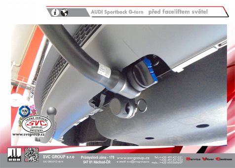 Tažné zařízení AUDI A3 Sportback
Maximální zatížení 75 kg
Maximální svislé zatížení bottom kg
Katalogové číslo 3.003-348