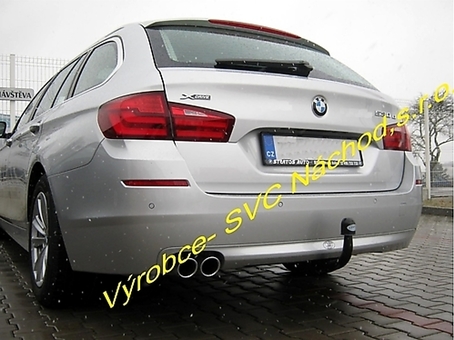 Tažné zařízení BMW 5-Serie Kombi Touring (F11) (vč. 4×4) (ne M - nárazník)F11 F11 - kopie
Maximální zatížení 100 kg
Maximální svislé zatížení bottom kg
Katalogové číslo 050-193
