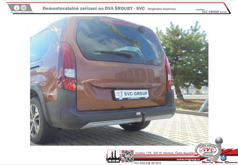 Tažné zařízení Opel Combo 2018-
Maximální zatížení 95 kg
Maximální svislé zatížení bottom kg
Katalogové číslo 001-229