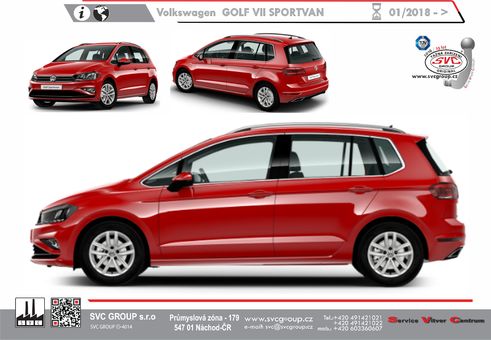 Tažné zařízení VW Golf VII Spotrsvan  2018-
Maximální zatížení 115 kg
Maximální svislé zatížení middle_bottom_prep kg
Katalogové číslo 2.001-350