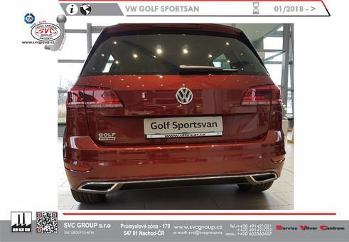 Tažné zařízení VW Golf VII Spotrsvan  2018-
Maximální zatížení 115 kg
Maximální svislé zatížení middle_bottom_prep kg
Katalogové číslo 2.001-350