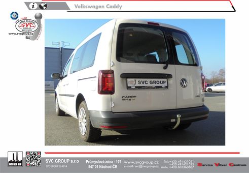 Tažné zařízení VW Caddy 2014 -
Maximální zatížení 95 kg
Maximální svislé zatížení bottom kg
Katalogové číslo 002-473