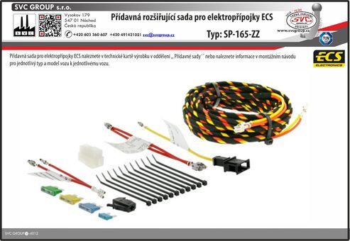 Rozšiřující sada pro elektro přípojky Audi, VW,Seat, Škoda 