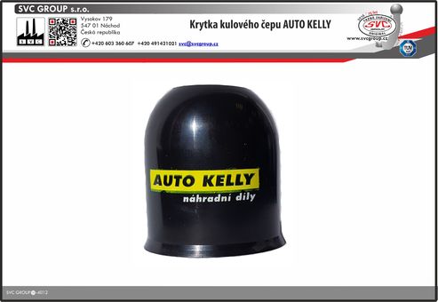 Krytka kulového čepu Černá Auto Kelly pro tažné zařízení