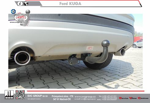 Tažné zařízení Ford Kuga  2013 - 2019
Maximální zatížení 110 kg
Maximální svislé zatížení bottom kg
Katalogové číslo 003-347