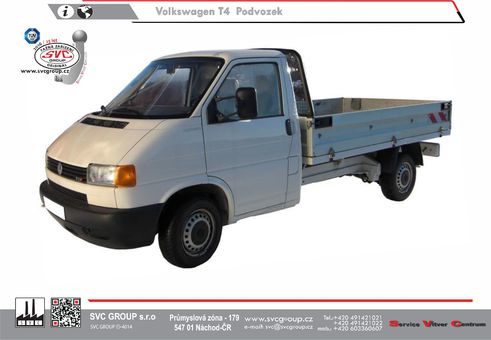 VOLKSWAGEN Transporter T4 Podvozek/Pick-up/Valník