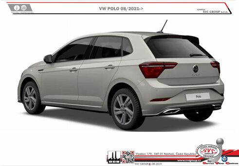 VOLKSWAGEN Polo Hatchback
Rok výroby: 08/2021->
Výrobce tažných zařízení SVC GROUP