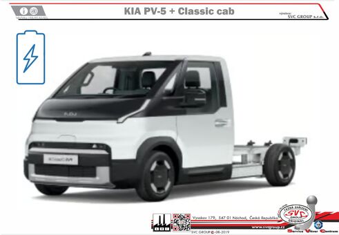 Kia PV5 PV-5 Classic cab Classic cab