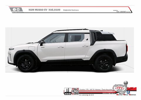KGM Musso EV
Rok výroby: 03/2025->
Výrobce tažných zařízení SVC GROUP