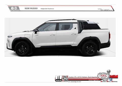 KGM Grand Musso EV
Rok výroby: 3/2025->
Výrobce tažných zařízení SVC GROUP