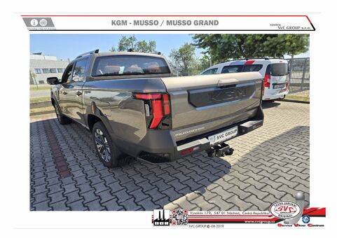 KGM Musso 2024->
Výrobce tažných zařízení SVC GROUP