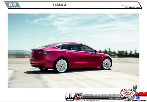 Tesla Model 3
Rok výroby: 10/2023->
Výrobce tažných zařízení SVC GROUP