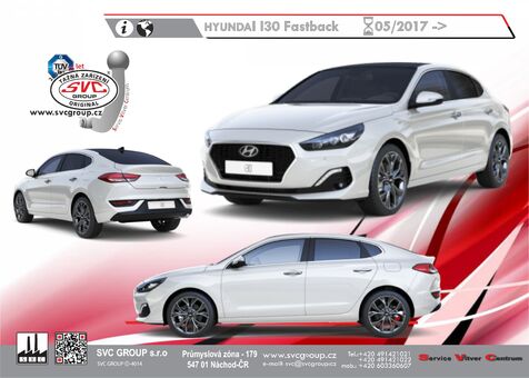 Hyundai i30 Fastback
Výrobce tažných zařízení SVC GROUP